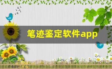 笔迹鉴定软件app(笔迹鉴定怎么鉴定)