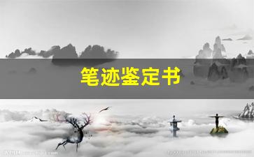 笔迹鉴定书(笔迹鉴定书写时间法院认可吗)